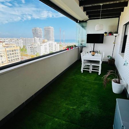 شقة Atico Con Piscina Y Vistas Al Mar Habitat Litoral مالقة المظهر الخارجي الصورة